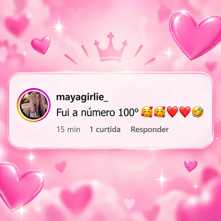 Comentário de cliente comemorando o acesso